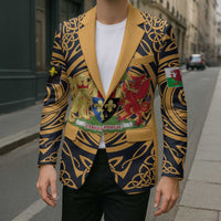 Personalized Monmouthshire Wales Blazer Coat Of Arms Celtic Style - Wonder Print Shop