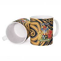 Personalized Monmouthshire Wales Ceramic Mug Coat Of Arms Celtic Style - Wonder Print Shop