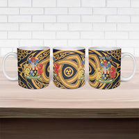 Personalized Monmouthshire Wales Ceramic Mug Coat Of Arms Celtic Style - Wonder Print Shop