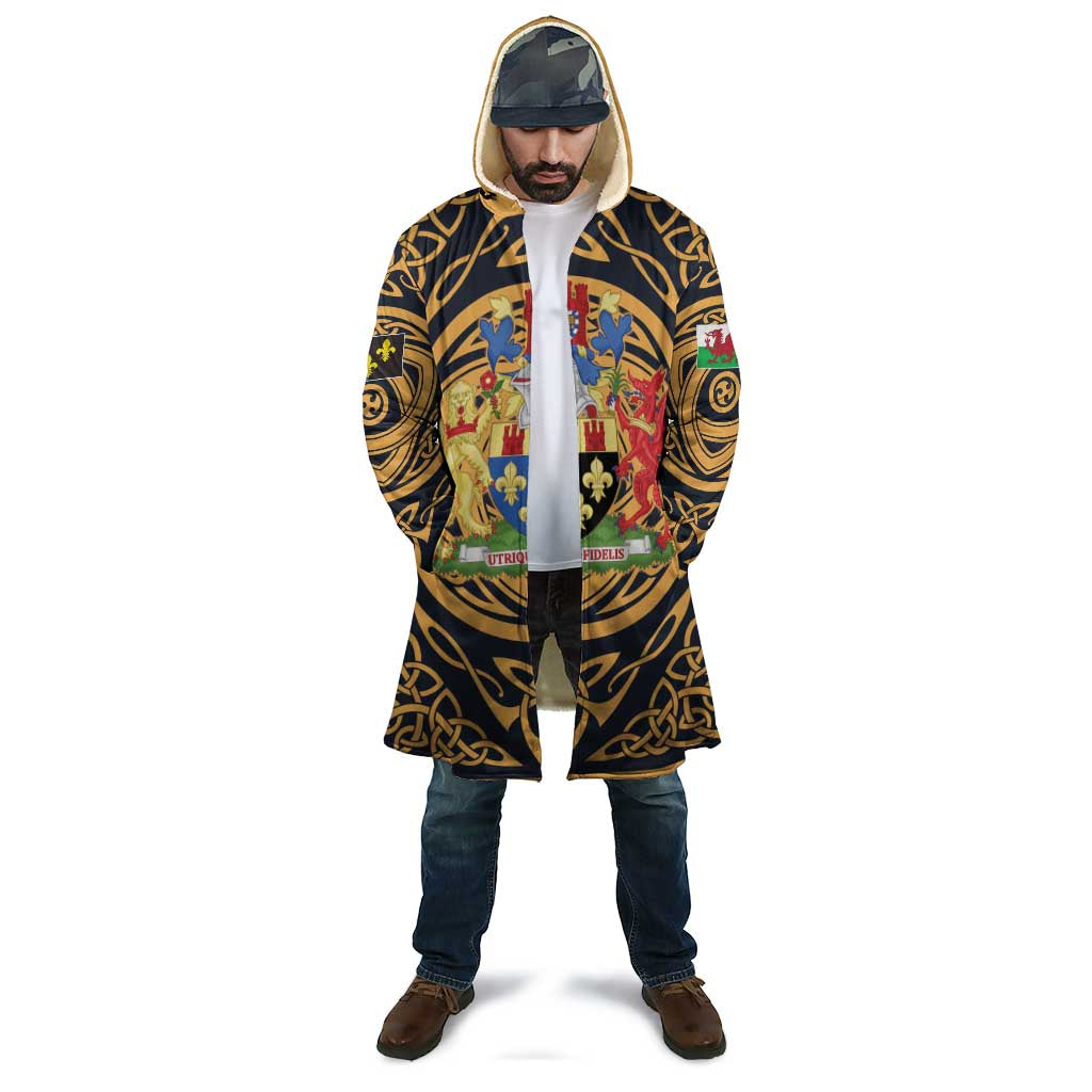 Personalized Monmouthshire Wales Cloak Coat Of Arms Celtic Style - Wonder Print Shop