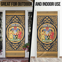Personalized Monmouthshire Wales Door Cover Coat Of Arms Celtic Style - Wonder Print Shop