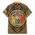 Personalized Monmouthshire Wales Family Matching Mermaid Dress and Hawaiian Shirt Coat Of Arms Celtic Style - Wonder Print Shop