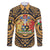 Personalized Monmouthshire Wales Family Matching Off The Shoulder Long Sleeve Dress and Hawaiian Shirt Coat Of Arms Celtic Style - Wonder Print Shop