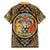 Personalized Monmouthshire Wales Family Matching Off Shoulder Short Dress and Hawaiian Shirt Coat Of Arms Celtic Style - Wonder Print Shop