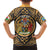Personalized Monmouthshire Wales Family Matching Short Sleeve Bodycon Dress and Hawaiian Shirt Coat Of Arms Celtic Style - Wonder Print Shop