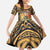 Personalized Monmouthshire Wales Family Matching Tank Maxi Dress and Hawaiian Shirt Coat Of Arms Celtic Style - Wonder Print Shop