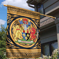 Personalized Monmouthshire Wales Garden Flag Coat Of Arms Celtic Style - Wonder Print Shop