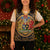 Personalized Monmouthshire Wales Christmas Knitted V-Neck Vest Coat Of Arms Celtic Style - Wonder Print Shop
