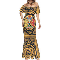Personalized Monmouthshire Wales Mermaid Dress Coat Of Arms Celtic Style - Wonder Print Shop