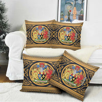 Personalized Monmouthshire Wales Pillow Cover Coat Of Arms Celtic Style - Wonder Print Shop