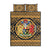Personalized Monmouthshire Wales Quilt Bed Set Coat Of Arms Celtic Style - Wonder Print Shop