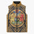 Personalized Monmouthshire Wales Sleeveless Puffer Jacket Coat Of Arms Celtic Style - Wonder Print Shop
