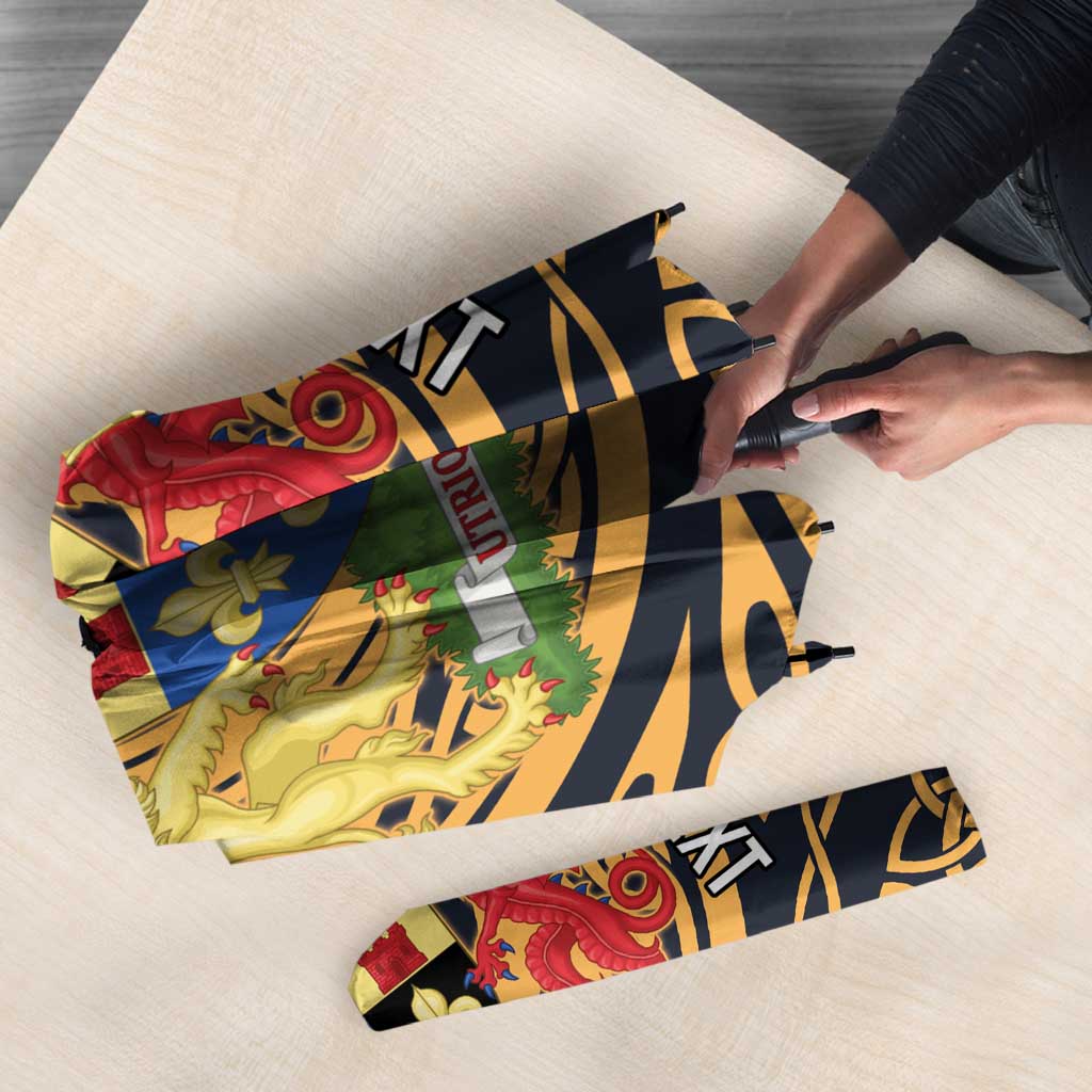 Personalized Monmouthshire Wales Umbrella Coat Of Arms Celtic Style - Wonder Print Shop