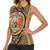 Personalized Monmouthshire Wales Women Sleeveless Polo Shirt Coat Of Arms Celtic Style - Wonder Print Shop