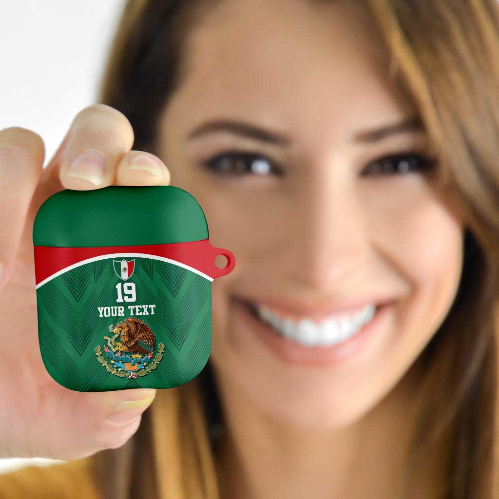 Custom Mexico Football AirPods Case El Tricolor World Cup Style - Wonder Print Shop