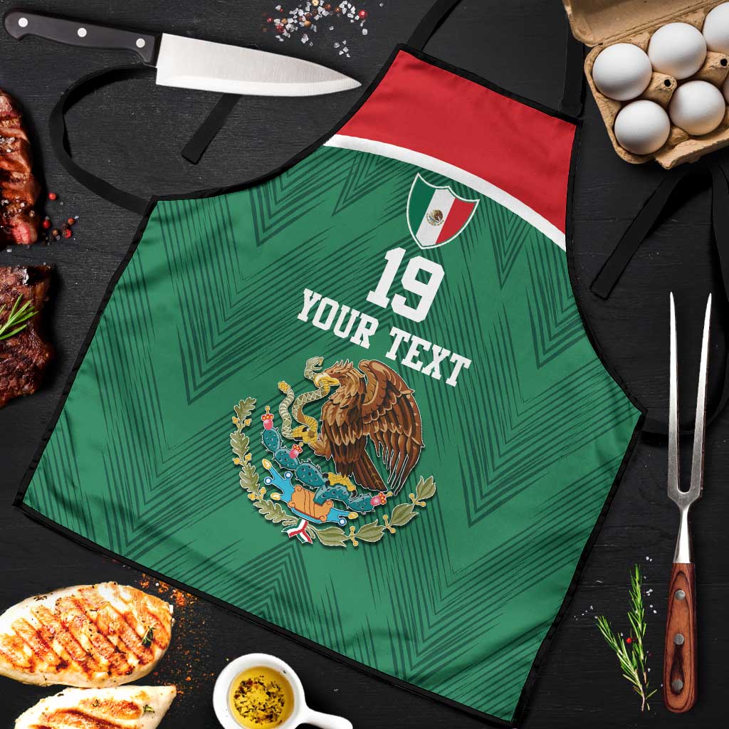 Custom Mexico Football Apron El Tricolor World Cup Style - Wonder Print Shop