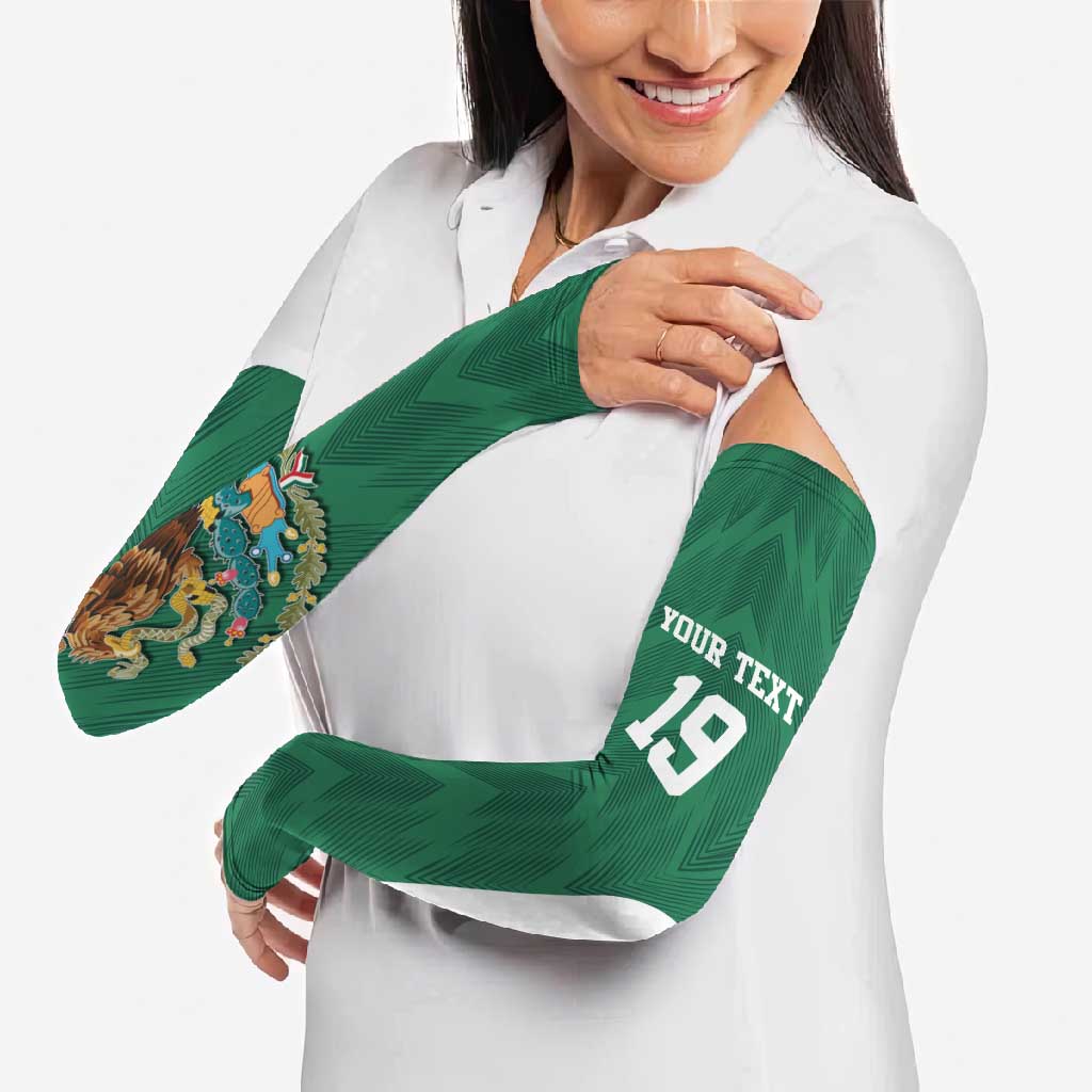 Custom Mexico Football Arm Sleeves El Tricolor World Cup Style - Wonder Print Shop