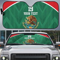 Custom Mexico Football Auto Sun Shade El Tricolor World Cup Style - Wonder Print Shop
