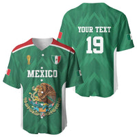 Custom Mexico Football Baseball Jersey El Tricolor World Cup Style - Wonder Print Shop