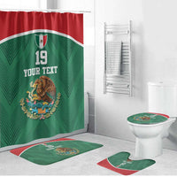 Custom Mexico Football Bathroom Set El Tricolor World Cup Style - Wonder Print Shop