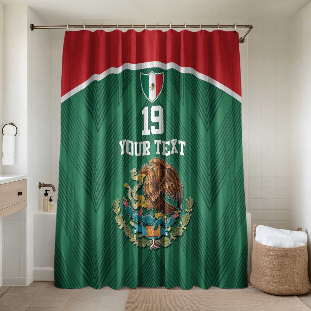 Custom Mexico Football Bathroom Set El Tricolor World Cup Style - Wonder Print Shop