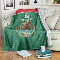 Custom Mexico Football Blanket El Tricolor World Cup Style - Wonder Print Shop
