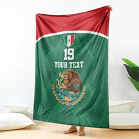 Custom Mexico Football Blanket El Tricolor World Cup Style - Wonder Print Shop