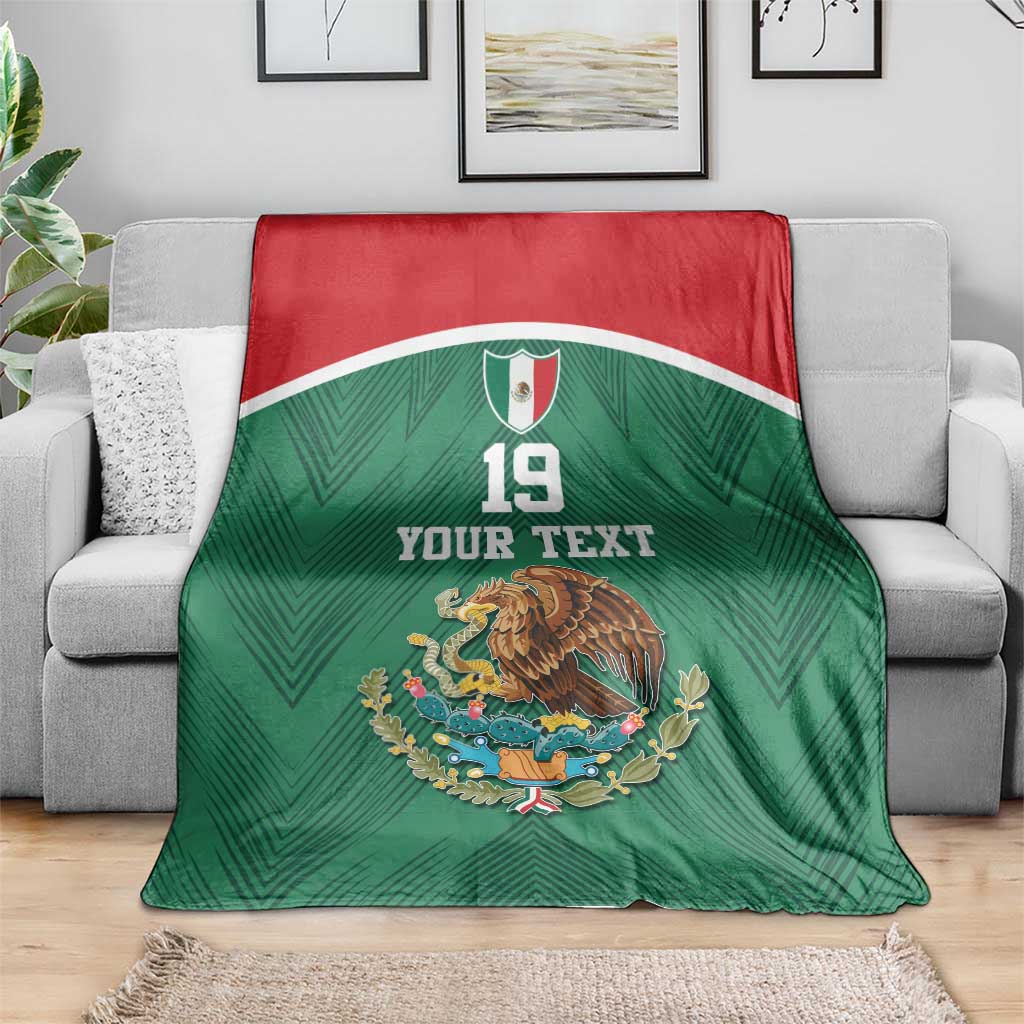 Custom Mexico Football Blanket El Tricolor World Cup Style - Wonder Print Shop