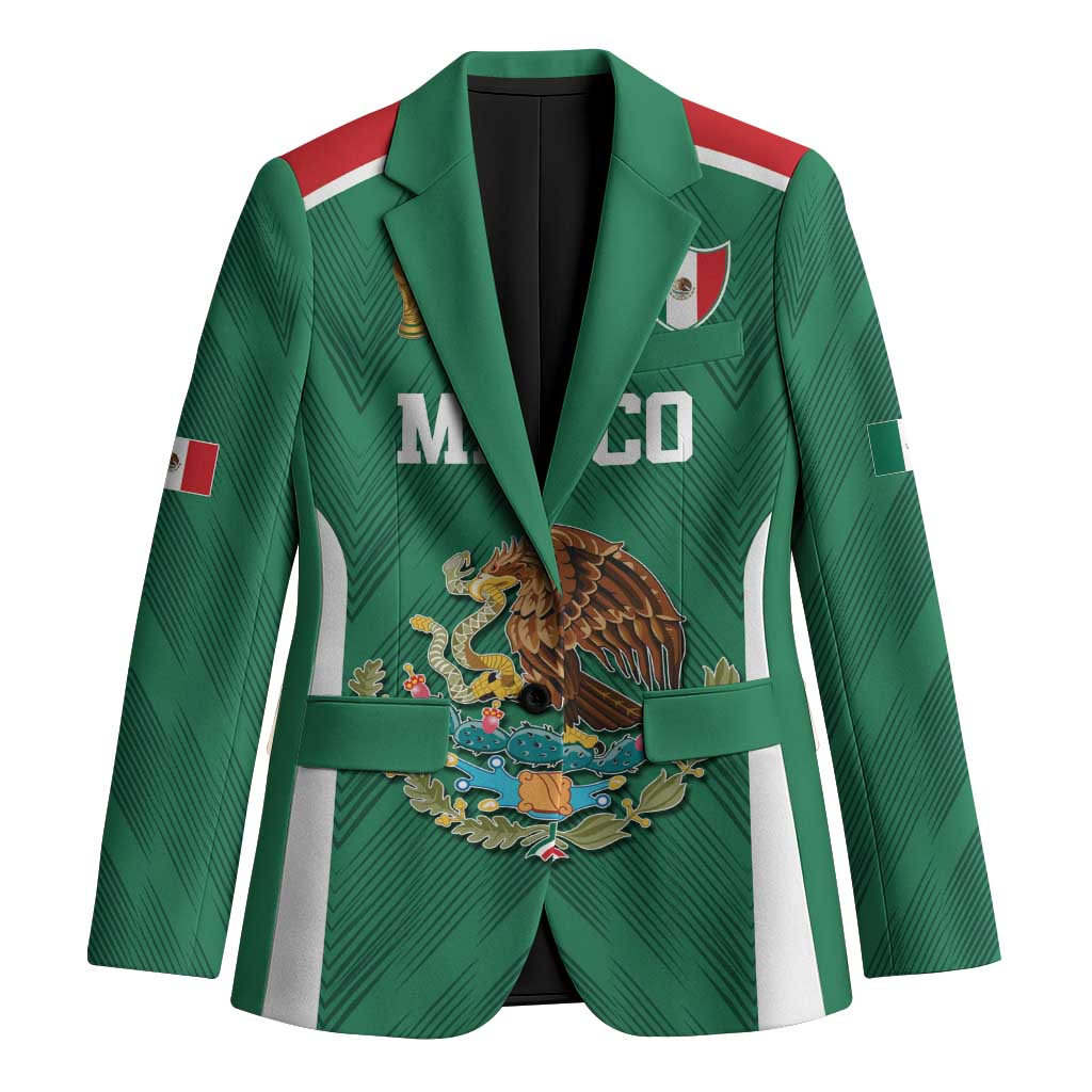 Custom Mexico Football Blazer El Tricolor World Cup Style - Wonder Print Shop