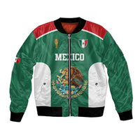 Custom Mexico Football Bomber Jacket El Tricolor World Cup Style - Wonder Print Shop