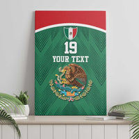Custom Mexico Football Canvas Wall Art El Tricolor World Cup Style - Wonder Print Shop