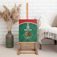 Custom Mexico Football Canvas Wall Art El Tricolor World Cup Style - Wonder Print Shop