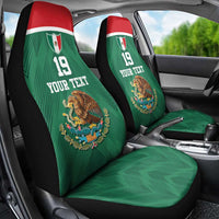 Custom Mexico Football Car Seat Cover El Tricolor World Cup Style - Wonder Print Shop