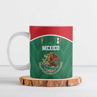 Custom Mexico Football Ceramic Mug El Tricolor World Cup Style - Wonder Print Shop
