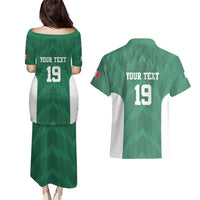 Custom Mexico Football Couples Matching Puletasi and Hawaiian Shirt El Tricolor World Cup Style - Wonder Print Shop