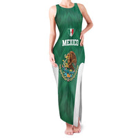 Custom Mexico Football Family Matching Tank Maxi Dress and Hawaiian Shirt El Tricolor World Cup Style - Wonder Print Shop
