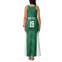 Custom Mexico Football Family Matching Tank Maxi Dress and Hawaiian Shirt El Tricolor World Cup Style - Wonder Print Shop