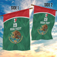 Custom Mexico Football Garden Flag El Tricolor World Cup Style - Wonder Print Shop