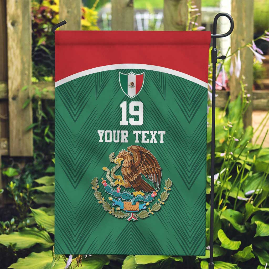 Custom Mexico Football Garden Flag El Tricolor World Cup Style - Wonder Print Shop