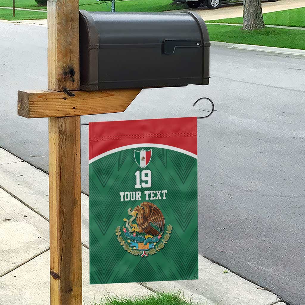 Custom Mexico Football Garden Flag El Tricolor World Cup Style - Wonder Print Shop