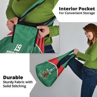 Custom Mexico Football Grocery Bag El Tricolor World Cup Style - Wonder Print Shop