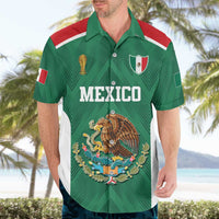 Custom Mexico Football Hawaiian Shirt El Tricolor World Cup Style - Wonder Print Shop