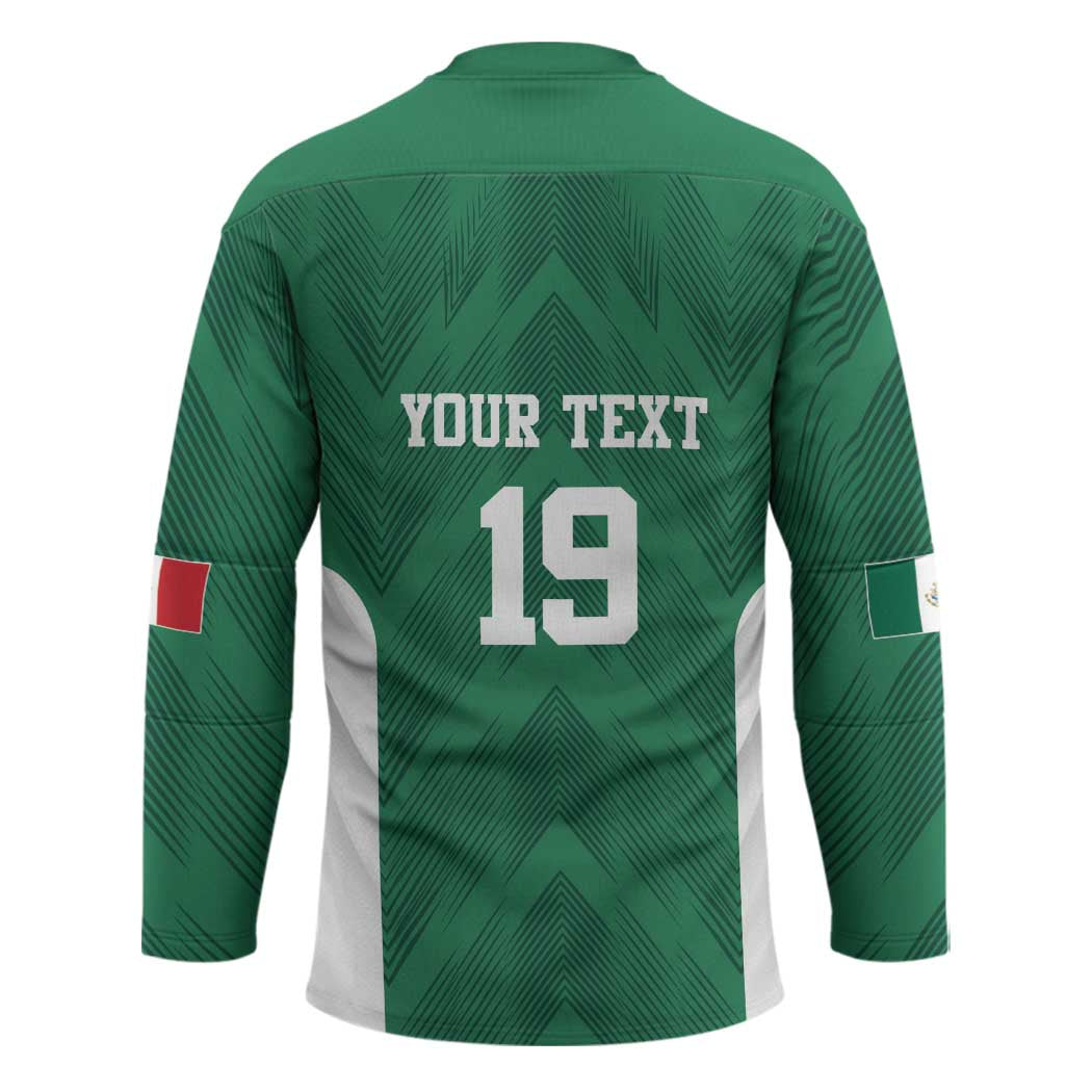 Custom Mexico Football Hockey Jersey El Tricolor World Cup Style - Wonder Print Shop