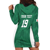 Custom Mexico Football Hoodie Dress El Tricolor World Cup Style - Wonder Print Shop