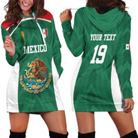 Custom Mexico Football Hoodie Dress El Tricolor World Cup Style - Wonder Print Shop