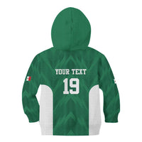 Custom Mexico Football Kid Hoodie El Tricolor World Cup Style - Wonder Print Shop