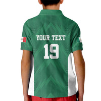 Custom Mexico Football Kid Polo Shirt El Tricolor World Cup Style - Wonder Print Shop