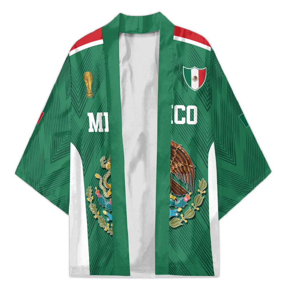 Custom Mexico Football Kimono El Tricolor World Cup Style - Wonder Print Shop