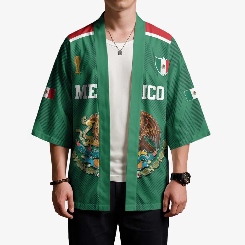 Custom Mexico Football Kimono El Tricolor World Cup Style - Wonder Print Shop