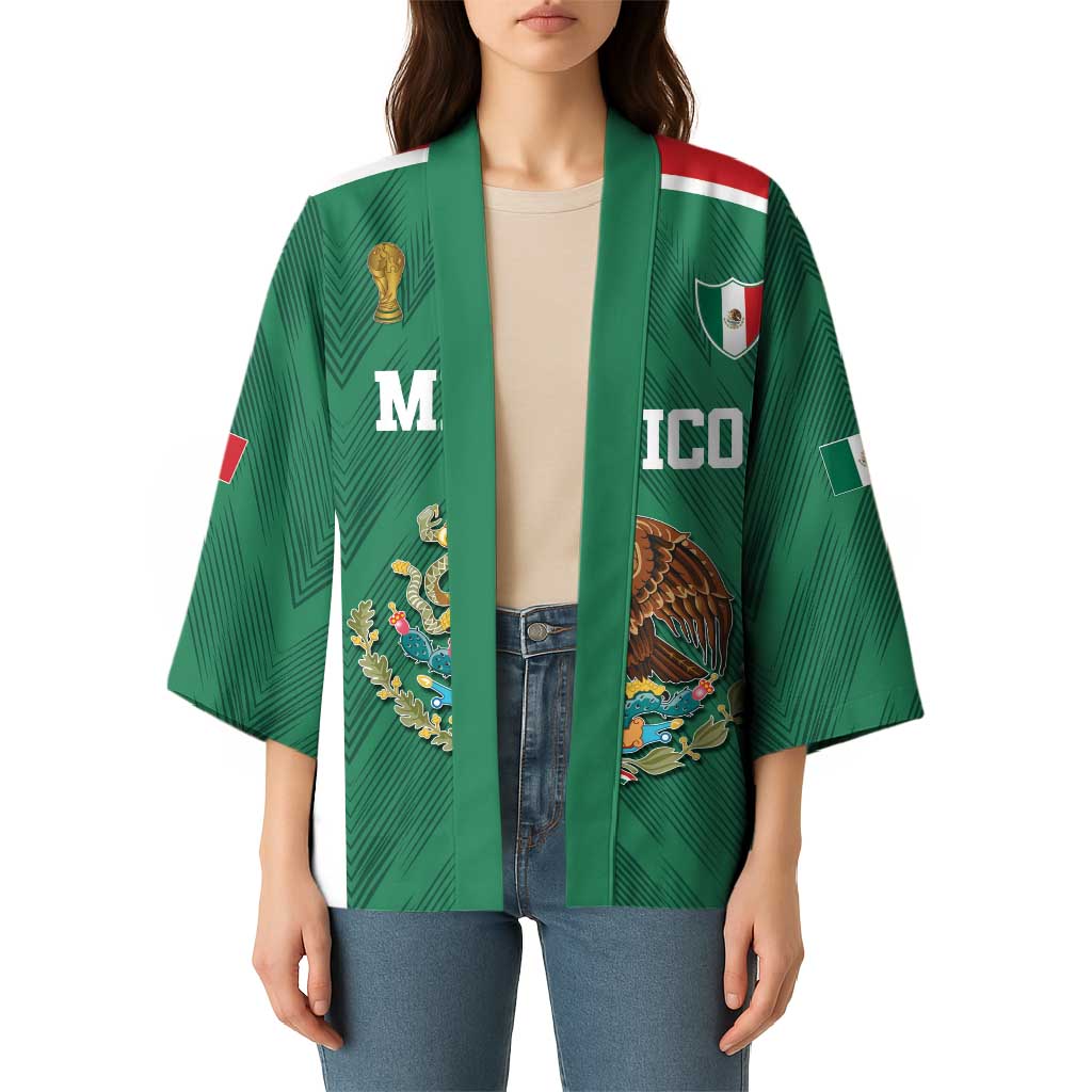 Custom Mexico Football Kimono El Tricolor World Cup Style - Wonder Print Shop